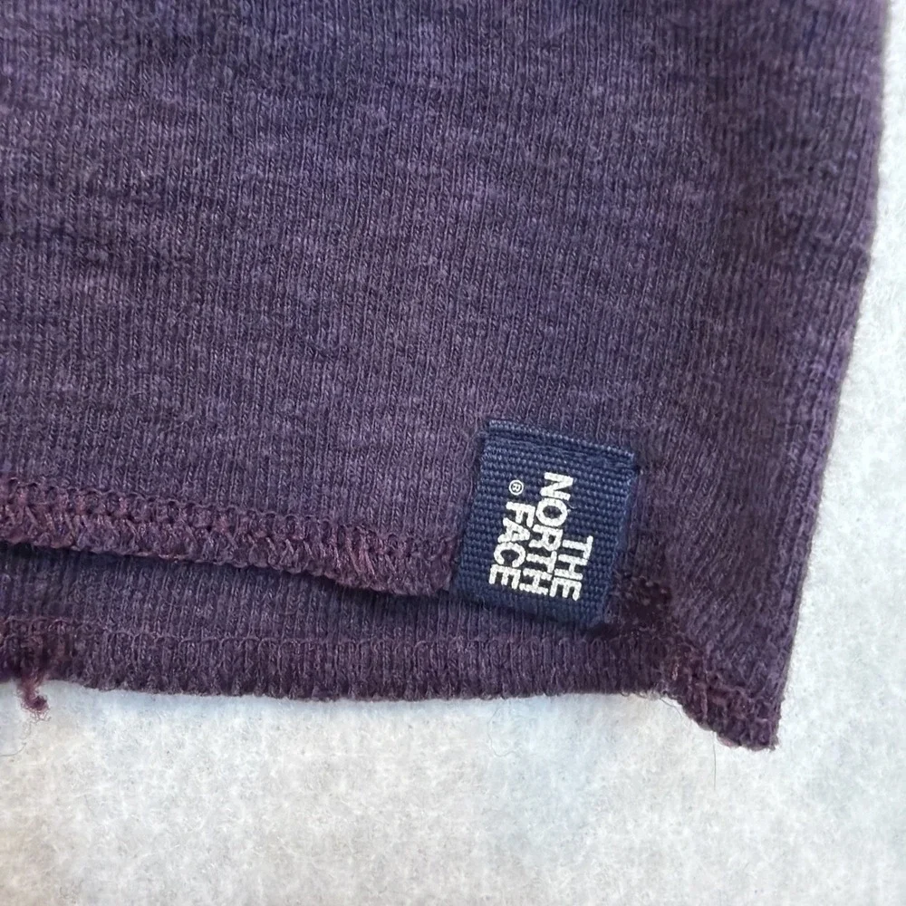 The North Face Mens XL California Heritage Purple LS Henley Shirt Button